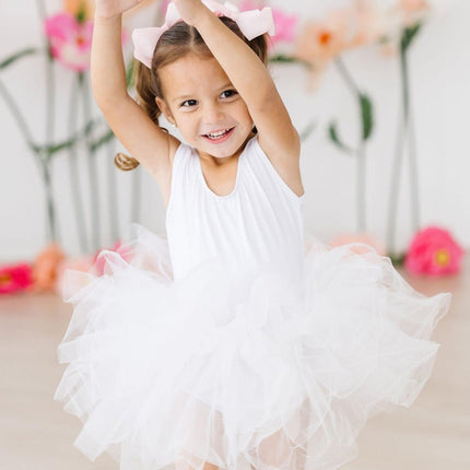 White Tank Tutu Leotard