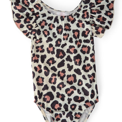 Wild One S/S Flutter Sleeve Leotard