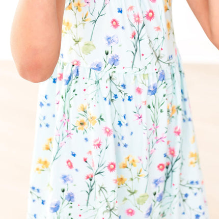 Wild Woods Ruffle Cross Back Dress