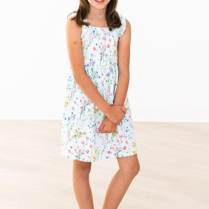 Wild Woods Ruffle Cross Back Dress