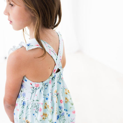 Wild Woods Ruffle Cross Back Dress