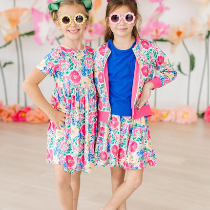 Wildflower Wishes S/S Pocket Twirl Dress