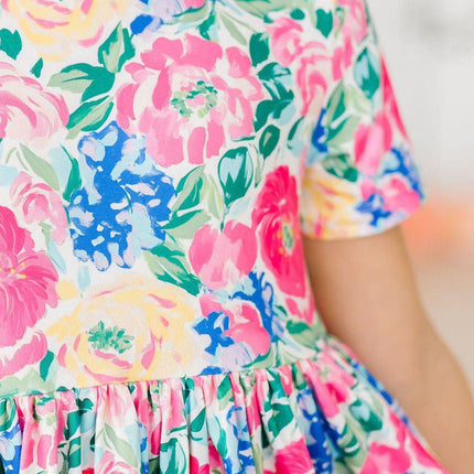 Wildflower Wishes S/S Pocket Twirl Dress