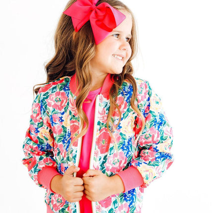 Wildflower Wishes Satin Jacket