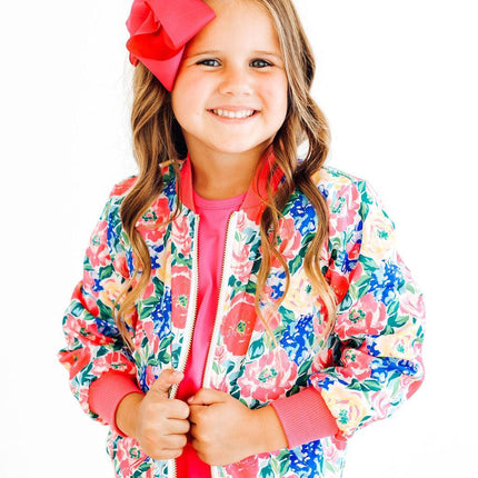 Wildflower Wishes Satin Jacket