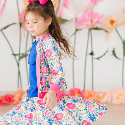 Wildflower Wishes Satin Jacket