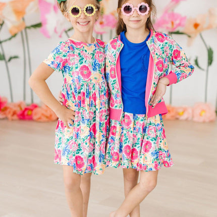 Wildflower Wishes Satin Jacket