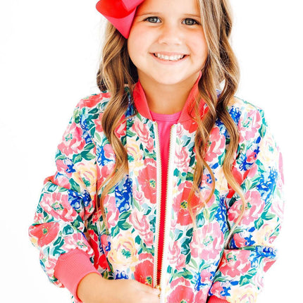 Wildflower Wishes Satin Jacket