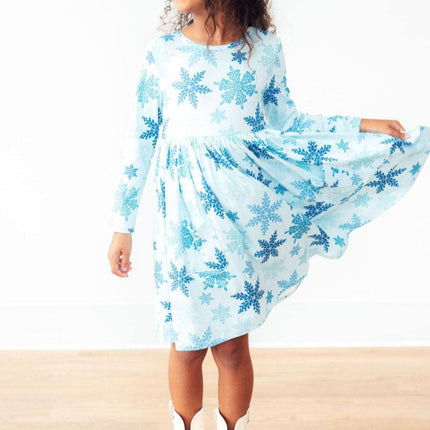 Winter Wonderland L/S Pocket Twirl Dress