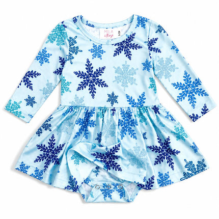 Winter Wonderland L/S Twirl Bodysuit