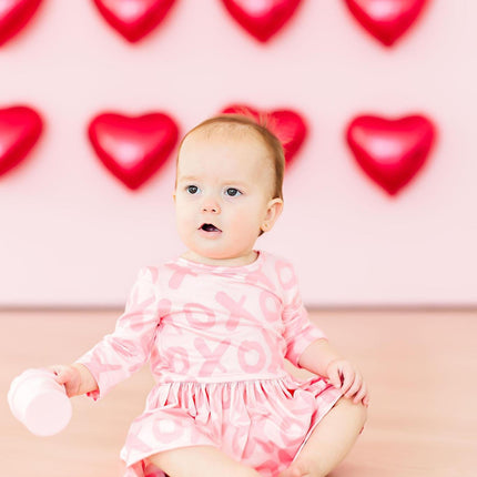 XOXO 3/4 Sleeve Twirl Bodysuit