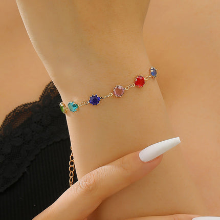 Colorful Geometric Heart Candy Jewelry Set