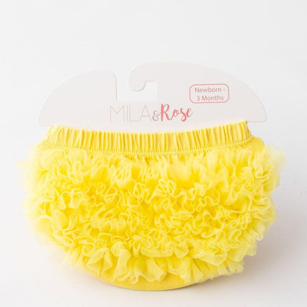 Yellow Ruffle Bum Bloomer