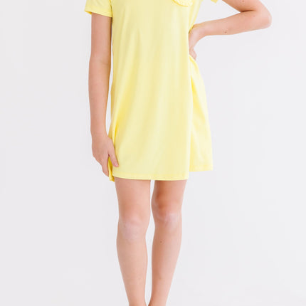 Yellow T-Shirt Dress