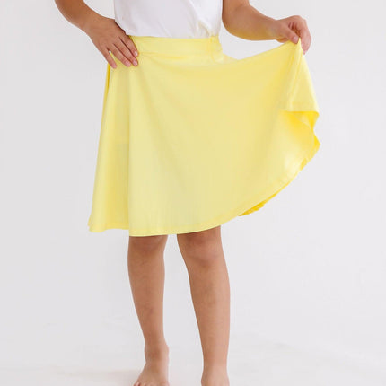 Yellow Twirl Skort