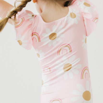 You are My Sunshine S/S Flutter Sleeve Leotard