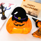 Black Orange Pumpkin Hat / M
