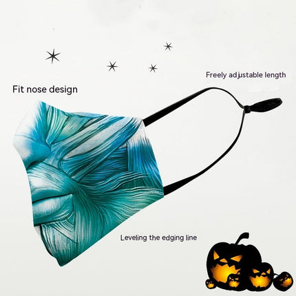 Halloween Clown Funny Horror Creative Double-layer Dust Mask