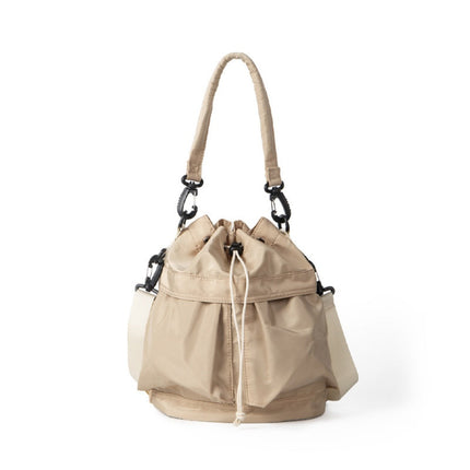 Oxford cloth pleated shoulder bag, bag women's leisure commuter hobo bag, large capacity Crossbody bag, bucket bag