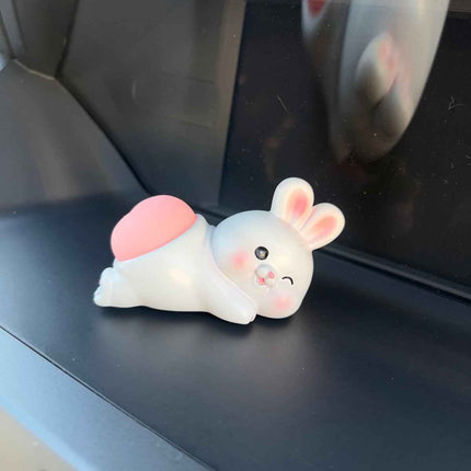 Bouncy Butt Car Ornament – Cute Animal Dashboard Silicone Decor