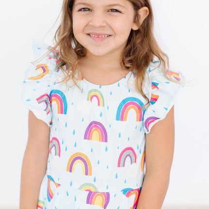 April Showers S/S Twirl Leotard - Dashing Nova