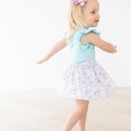 Aqua S/S Ruffle Tee - Dashing Nova