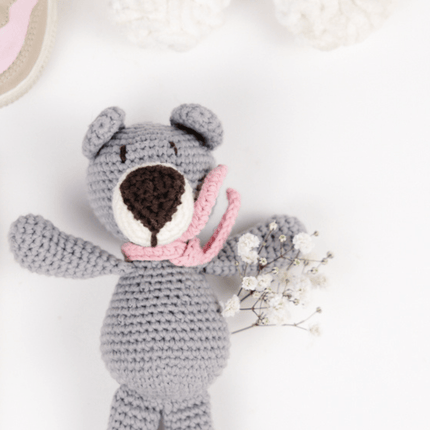 Atty the bear - grey mini