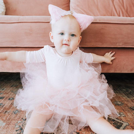 Ballet Pink 3/4 Tutu Leotard - Dashing Nova