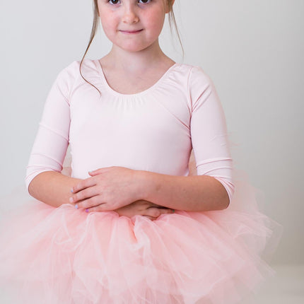 Ballet Pink 3/4 Tutu Leotard - Dashing Nova