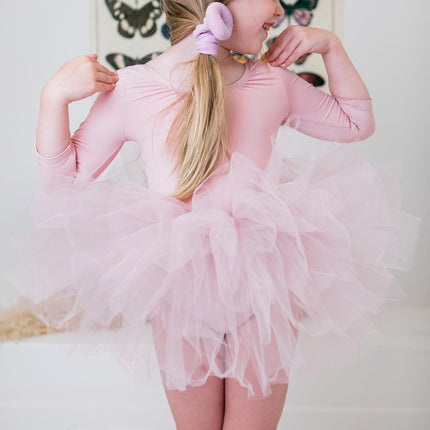 Ballet Pink 3/4 Tutu Leotard - Dashing Nova