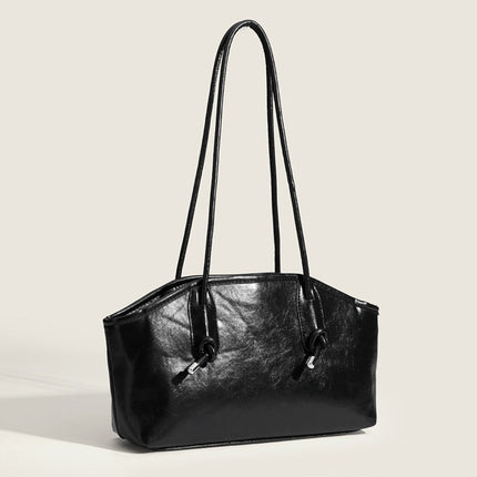 Hobo bag for women, black shoulder bag, women's summer fashion shoulder bag, premium texture design casual commuter shoulder bag
