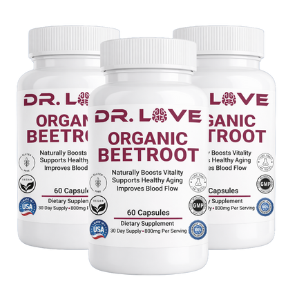 Dr. Love's Organic Beetroot - 1300mg