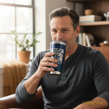 Best Dad Ever Tumbler 20oz Stainless Steel Father's Day Gift