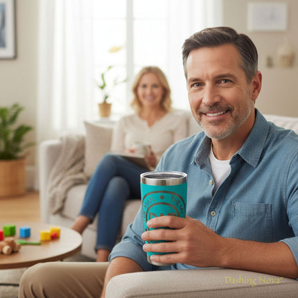 Best Dad Ever Tumbler 20oz Stainless Steel Father's Day Gift