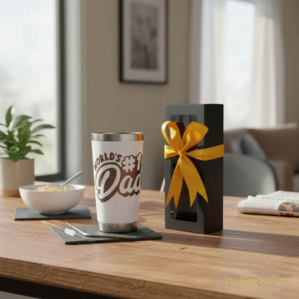 Best Dad Ever Tumbler 20oz Stainless Steel Father's Day Gift