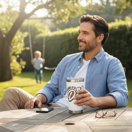 Best Dad Ever Tumbler 20oz Stainless Steel Father's Day Gift