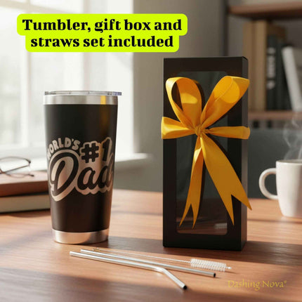 Best Dad Ever Tumbler 20oz Stainless Steel Father's Day Gift