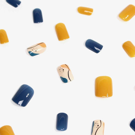 Tangerine Garden | Soft & Durable Press-On Nails