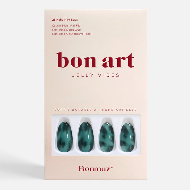 Emerald Amber | Soft & Durable Press-On Nails - Dashing Nova