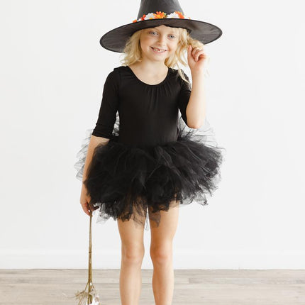 Black 3/4 Tutu Leotard - Dashing Nova