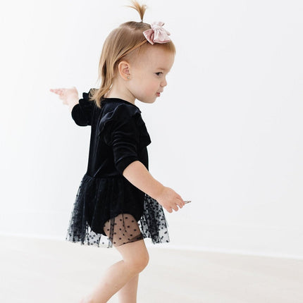 Black Velvet Tutu Bodysuit - Dashing Nova