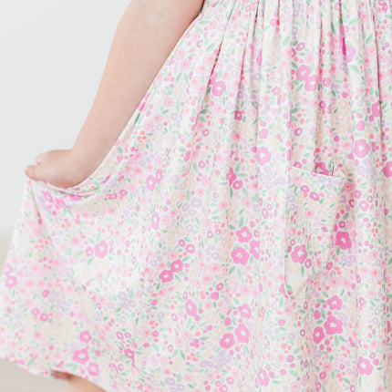 Blooming Beauty S/S Pocket Twirl Dress - Dashing Nova