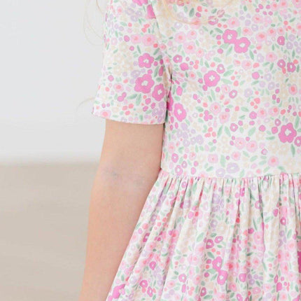 Blooming Beauty S/S Pocket Twirl Dress - Dashing Nova