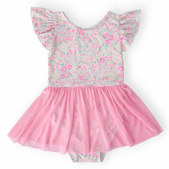 Blooming Beauty S/S Twirl Leotard - Dashing Nova