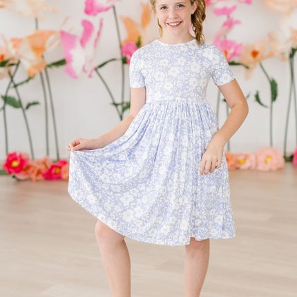 Blossom Bliss S/S Pocket Twirl Dress - Dashing Nova