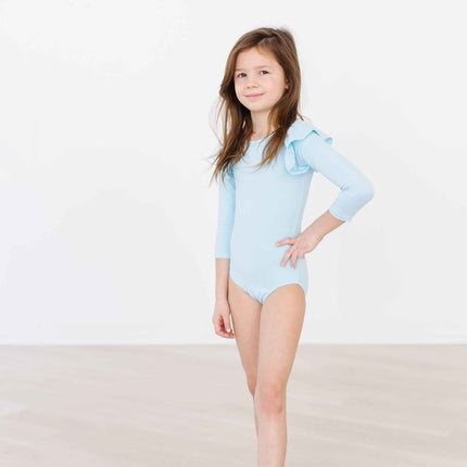 Bluebird L/S Flutter Sleeve Leotard