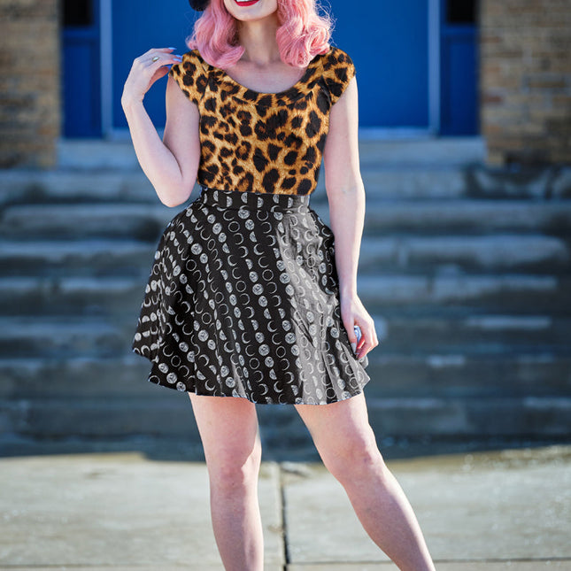 Retro Boat Neck Top in Leopard