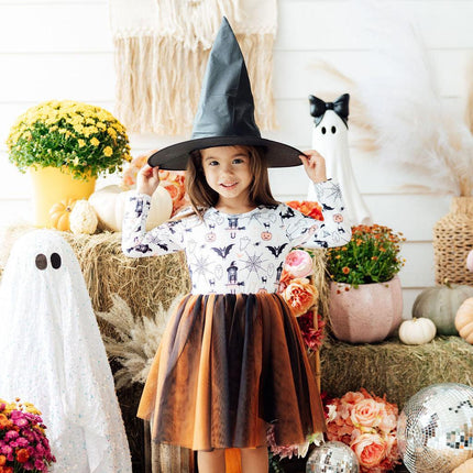Boo-tiful Halloween L/S Tutu Dress - Dashing Nova