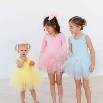 Bubblegum Pink 3/4 Tutu Leotard