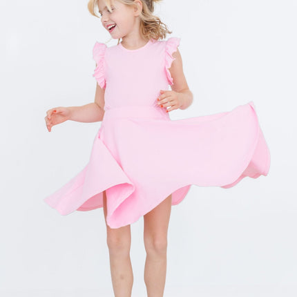 Bubblegum Pink Twirl Skort - Dashing Nova